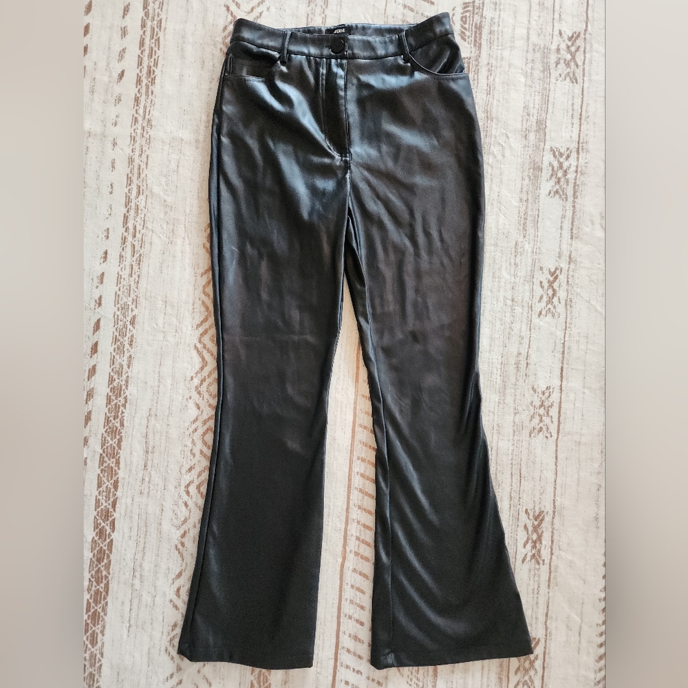 Ardene Black Faux Leather Pants